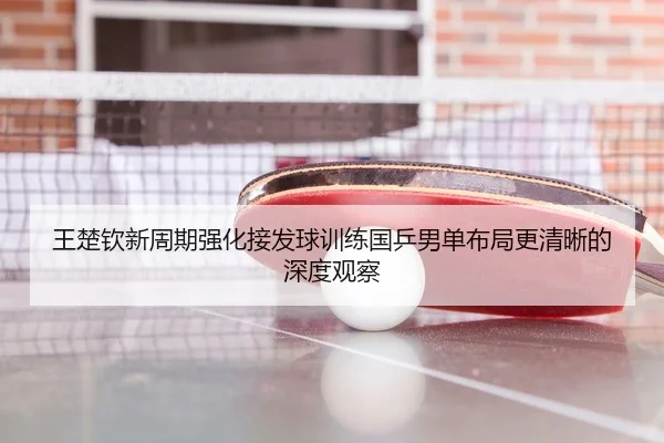 王楚钦新周期强化接发球训练国乒男单布局更清晰的深度观察
